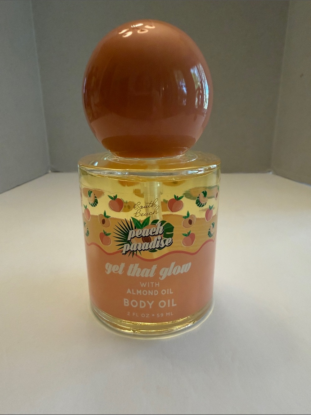 Get That Glow Almond Body Oil - Peach 2oz